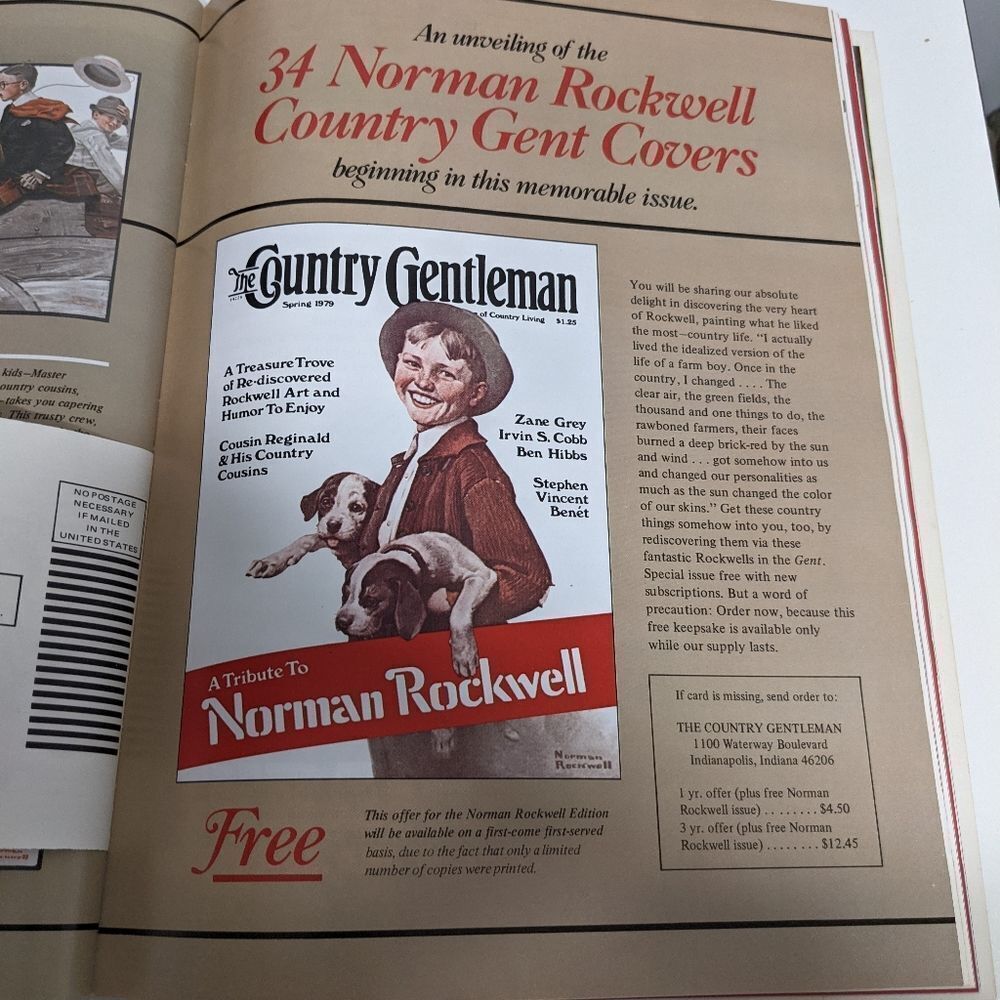 1978 Vintage Norman Rockwell Memory Album from the Sat Evening Post - Picture 7 of 15